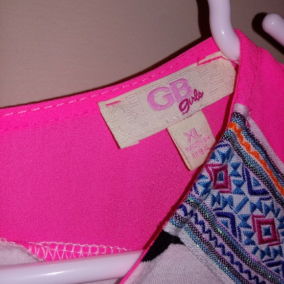 ๐ธGB GIRLS Striped Swing Dress Sz XL๐ธ - Picture 5 of 8